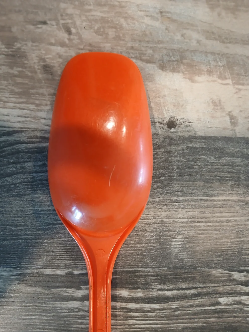 Vintage Foley Orange Serving Spoon Plastic Retro 70's Kitchen Cookware